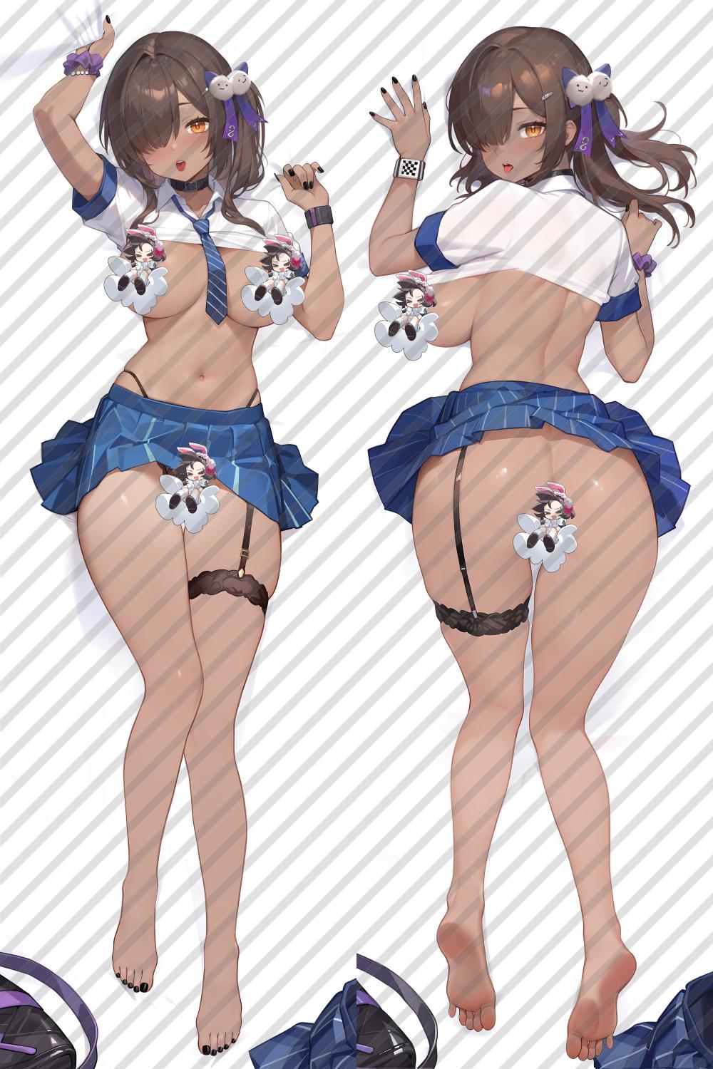 Goddess of Victory: Nikke Naga Anime Dakimakura Naked Body Pillow Cover image 0