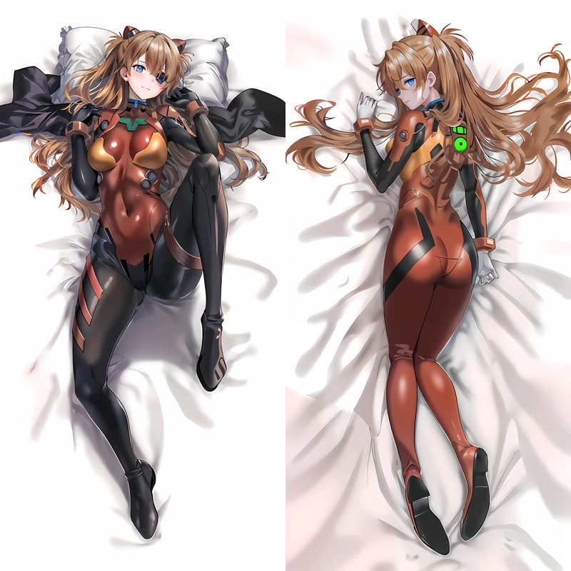 Neon Genesis Evangelion Soryu Asuka Langley Anime Dakimakura Body Pillow Cover image 0