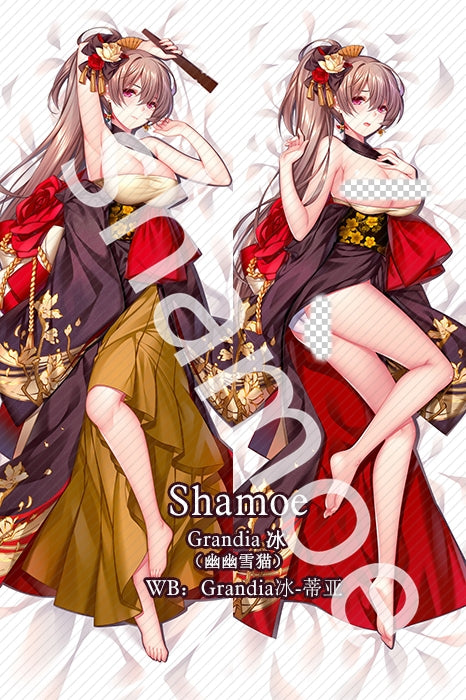 Azur Lane MNF Jean Bart Anime Dakimakura Sexy Pillow Cover image 0
