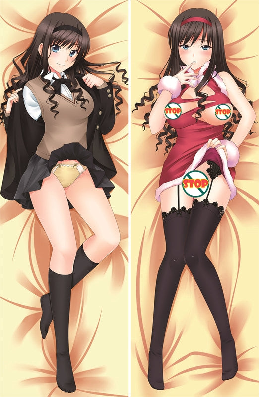 Amagami Morishima Haruka Anime Dakimakura Body Pillow Cover image 0