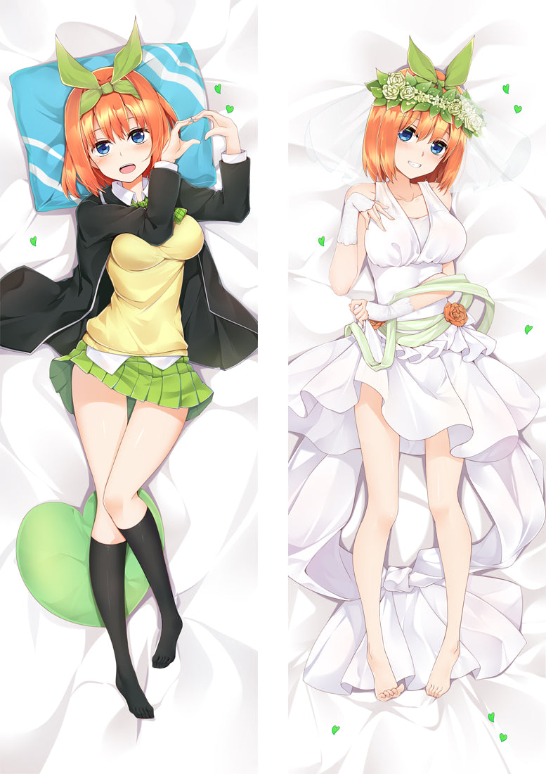 The Quintessential Quintuplets Nakano Yotsuba Anime Dakimakura Pillow Cover image 0