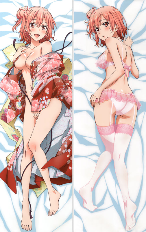My Youth Romantic Comedy Is Wrong, As I Expected Isshiki Iroha with Double Sides Zipper To Make Love Anime Dakimakura Pillow Case image 0