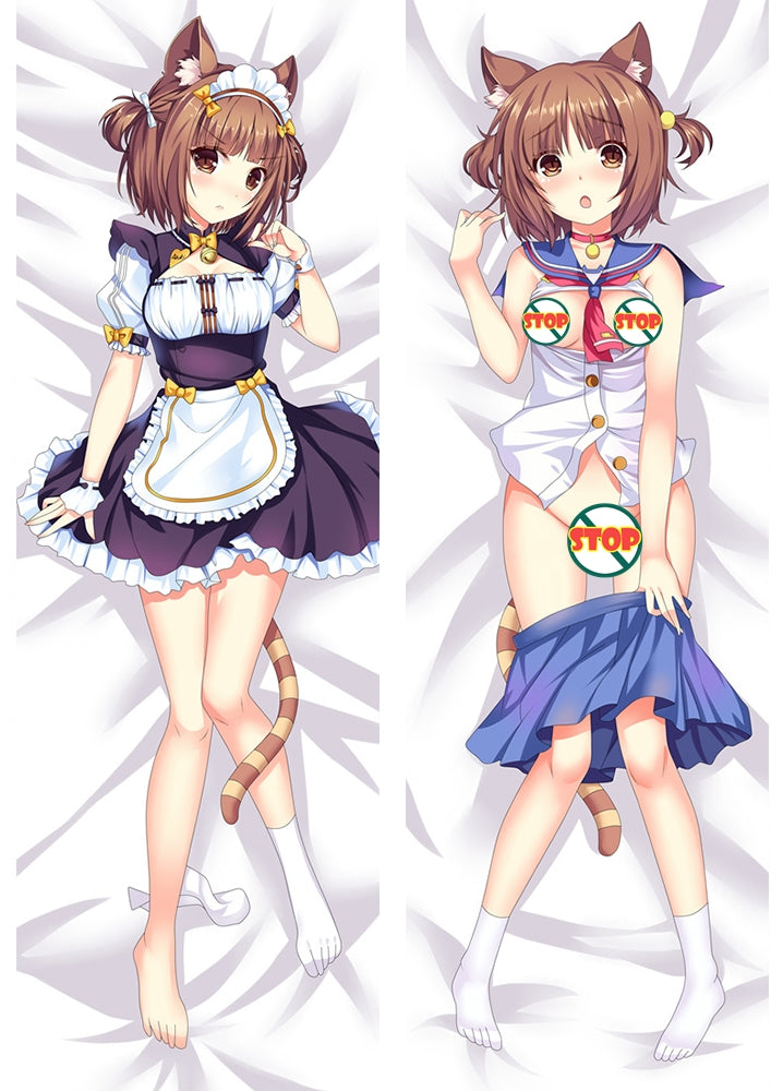 Nekopara Azuki Anime Dakimakura Pillow Cover image 0