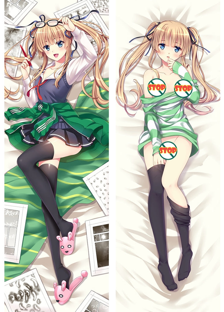 Saekano: How to Raise a Boring Girlfriend Eriri Spencer Sawamura Anime Dakimakura Hugging Body Pillow Cover image 0