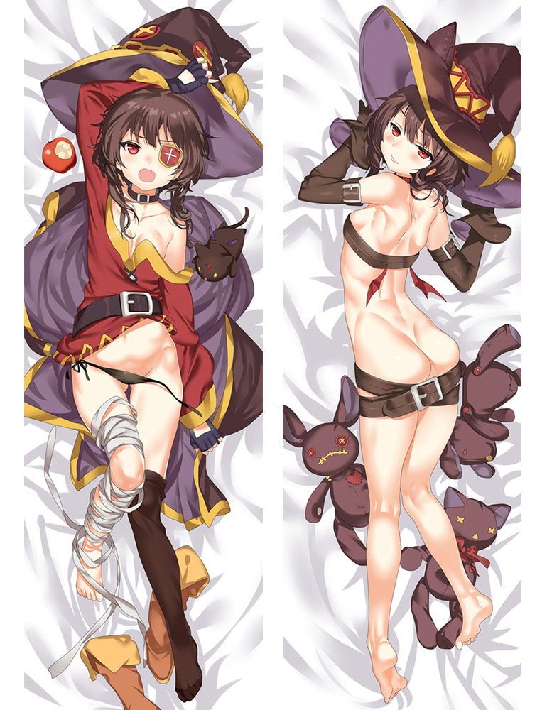 New KonoSuba God's Blessing On This Wonderful World! Megumin Anime Dakimakura Body Pillow Cover image 0
