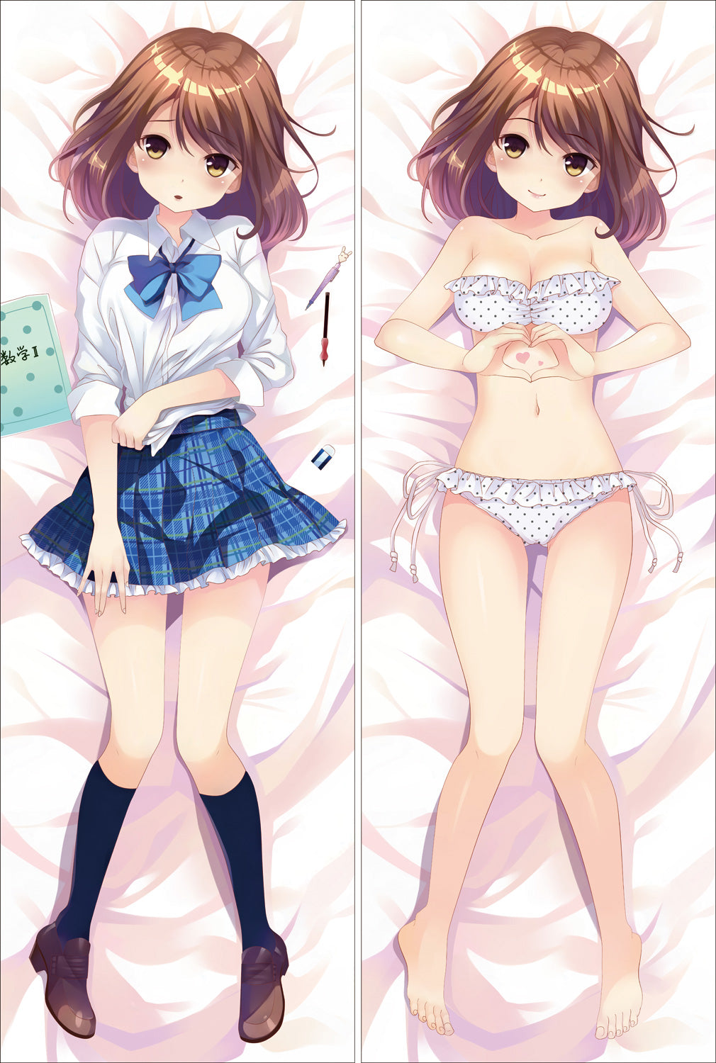 Shiina Shingo Apart Legs With a Hole Sex Body Pillow Case image 0