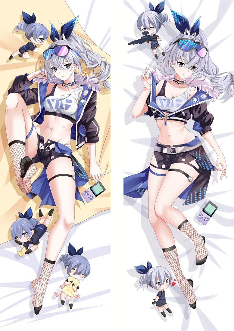 Silver Wolf Honkai Star Rail Anime Dakimakura Hugging Body Pillow Cover image 0
