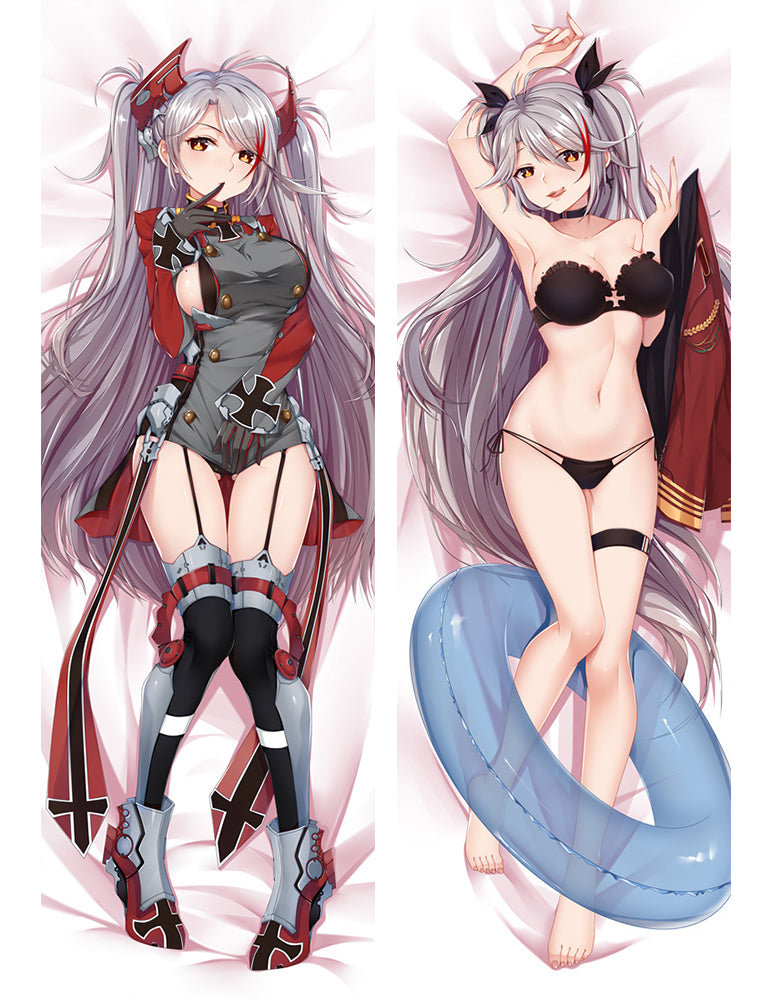 Azur Lane Prinz Eugen Anime Dakimakura Pillow Cover image 0