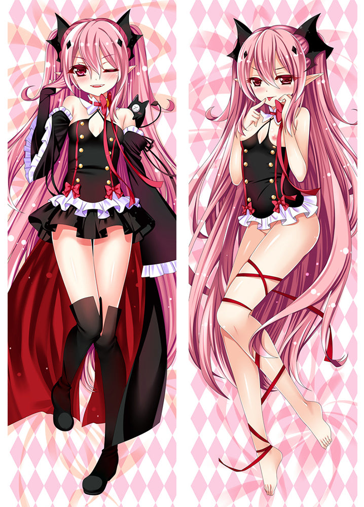 Seraph of the End Krul Tepes Anime Dakimakura Pillow Cover image 0