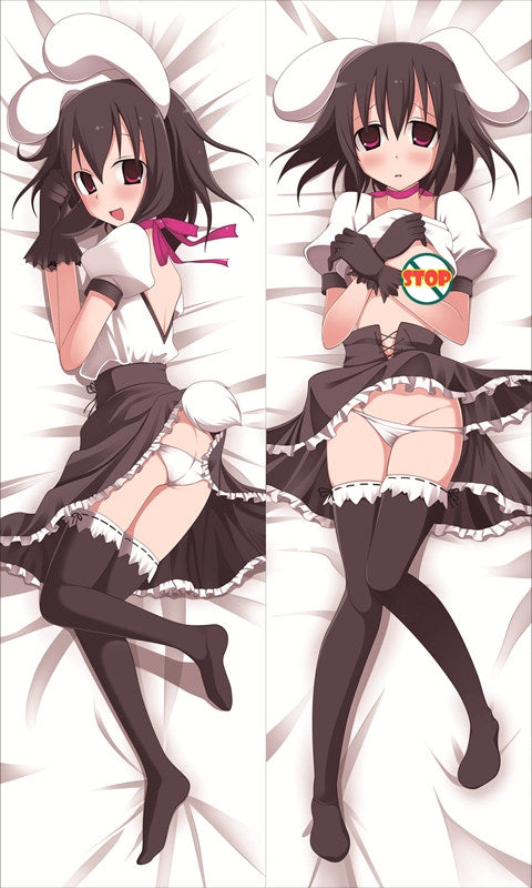 TouHou Project Inaba Tewi Anime Dakimakura Body Pillow Cover image 0