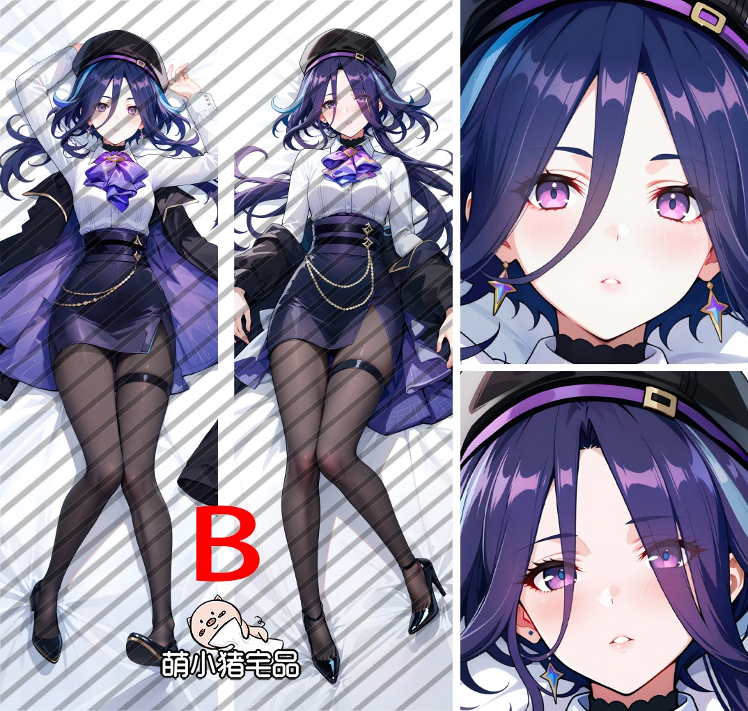 Genshin Impact Clorinde Anime Dakimakura Pillow Cover image 0
