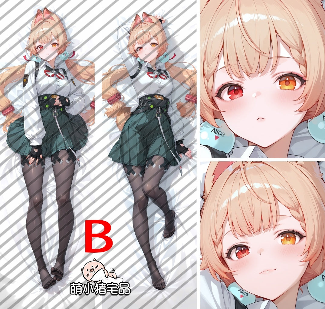 Zenless Zone Zero Alice Thymefield Anime Dakimakura Body Pillow Cover image 0