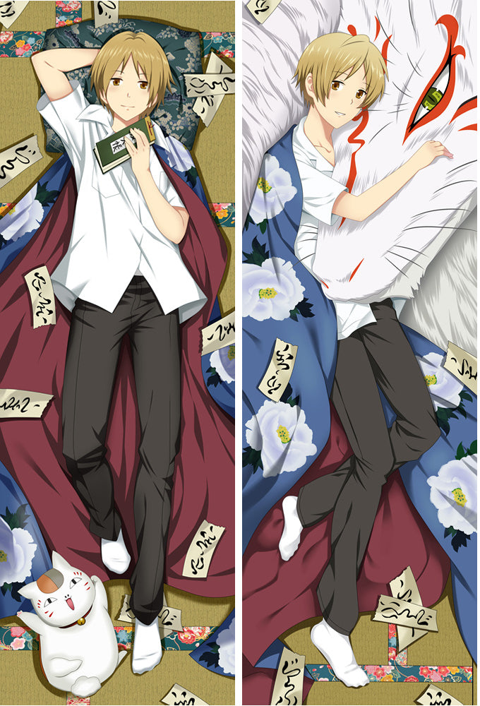 Anime Natsume's Book of Friends Dakimakura otaku Pillow Case Cover Hug Body image 0