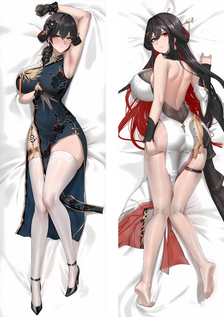 Aether Gazer LingGuang Amana Anime Dakimakura Body Pillow Cover image 0