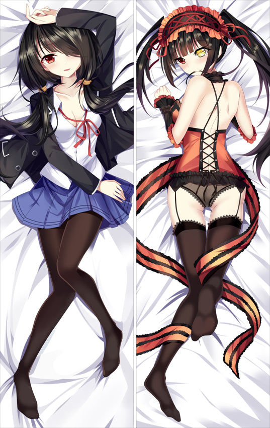 Date A Live Kurumi Tokisaki Anime Dakimakura Pillow Cover image 0