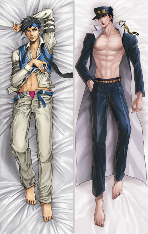 JoJo's Bizarre Adventure Jotaro Kujo Anime Dakimakura Body Pillow Cover image 0