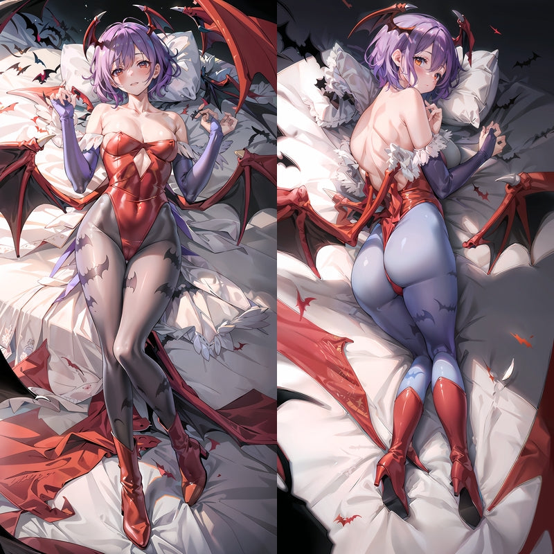 Vampire Lilith Anime Dakimakura Body Pillow Cover image 0