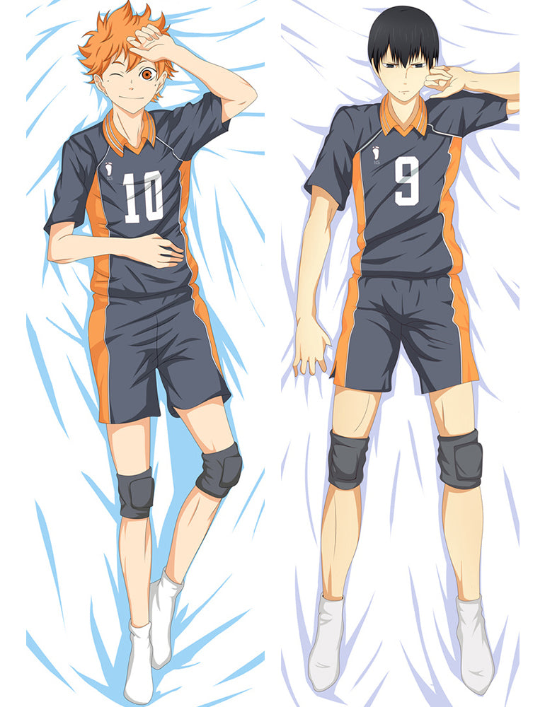 Haikyuu!! Karasuno High School Hinata Shoya Tobio Kageyama Anime Dakimakura Pillow Cover image 0