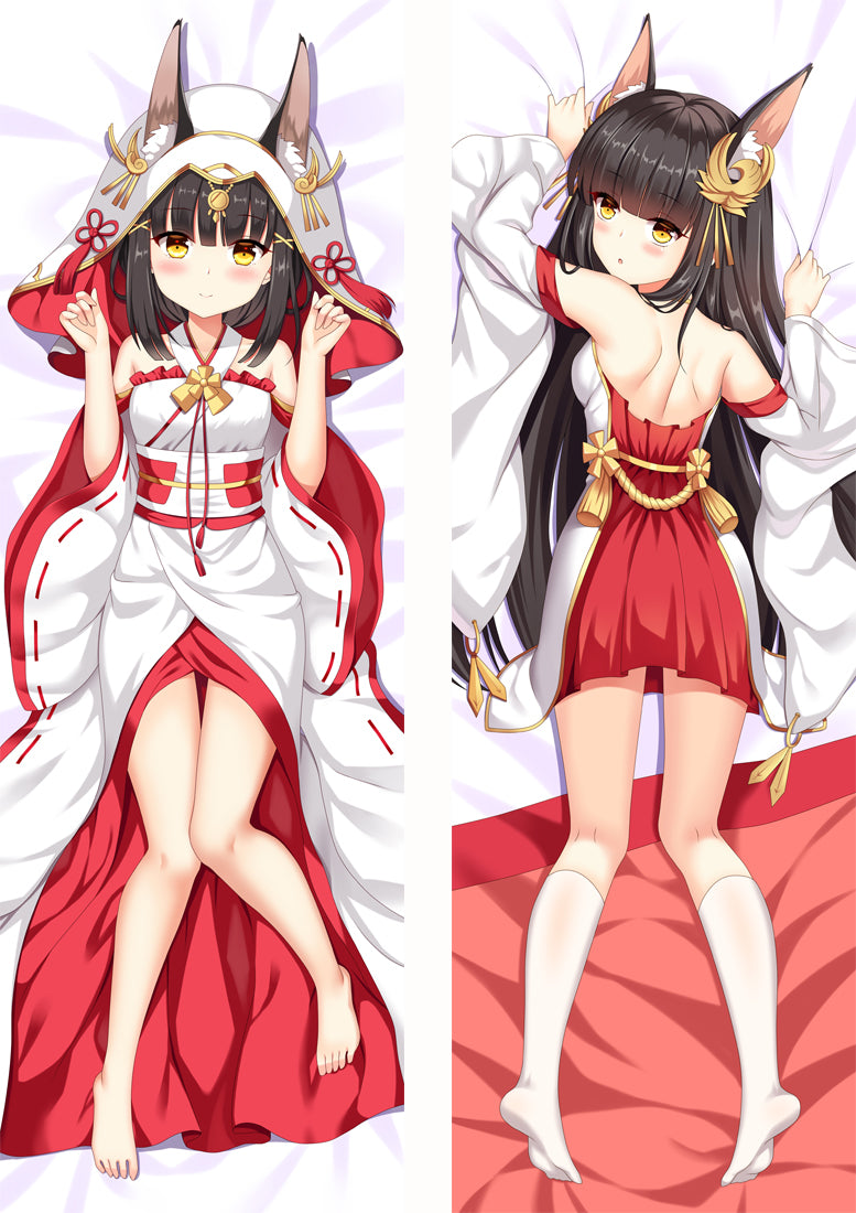 Azur Lane Nagato Anime Dakimakura Pillow Cover image 0