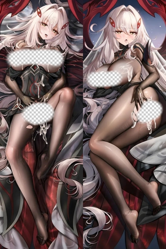 Genshin Impact Ronova Anime Dakimakura Body Pillow Cover image 0