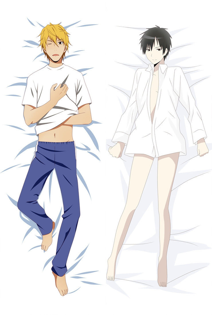 DuRaRaRa!! Shizuo Heiwajima Mayori Orihara Anime Dakimakura Pillow Cover image 0