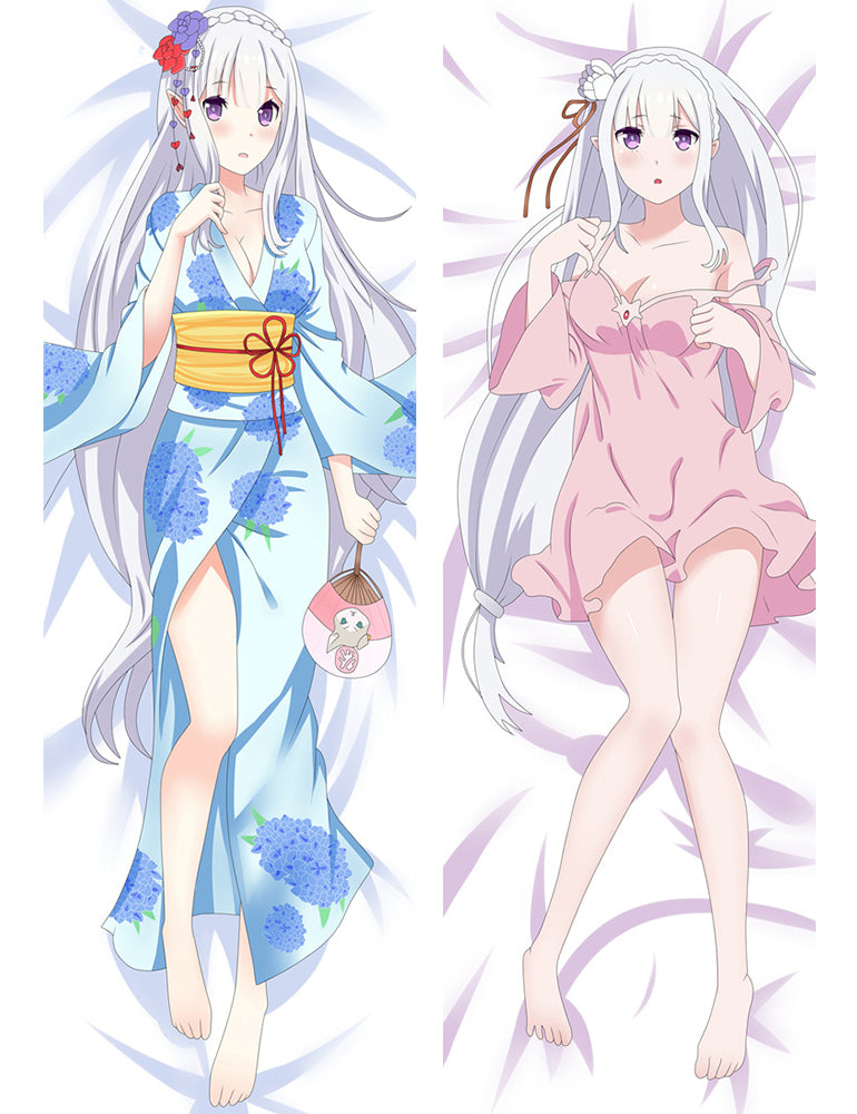 New Re:Zero Kara Hajimeru Isekai Seikatsu Dakimakura Hugging Body Pillow Case image 0