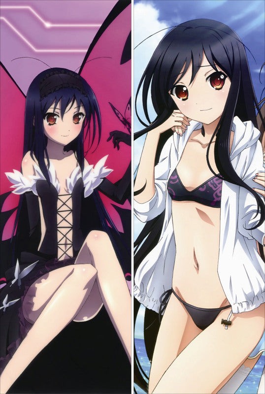 Accel World Kuroyukihime Anime Dakimakura Body Pillow Case image 0