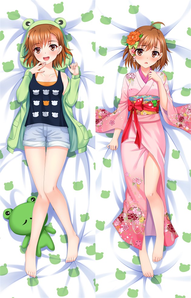 A Certain Scientific Railgun Mikoto Misaka Anime Dakimakura Pillow Case image 0