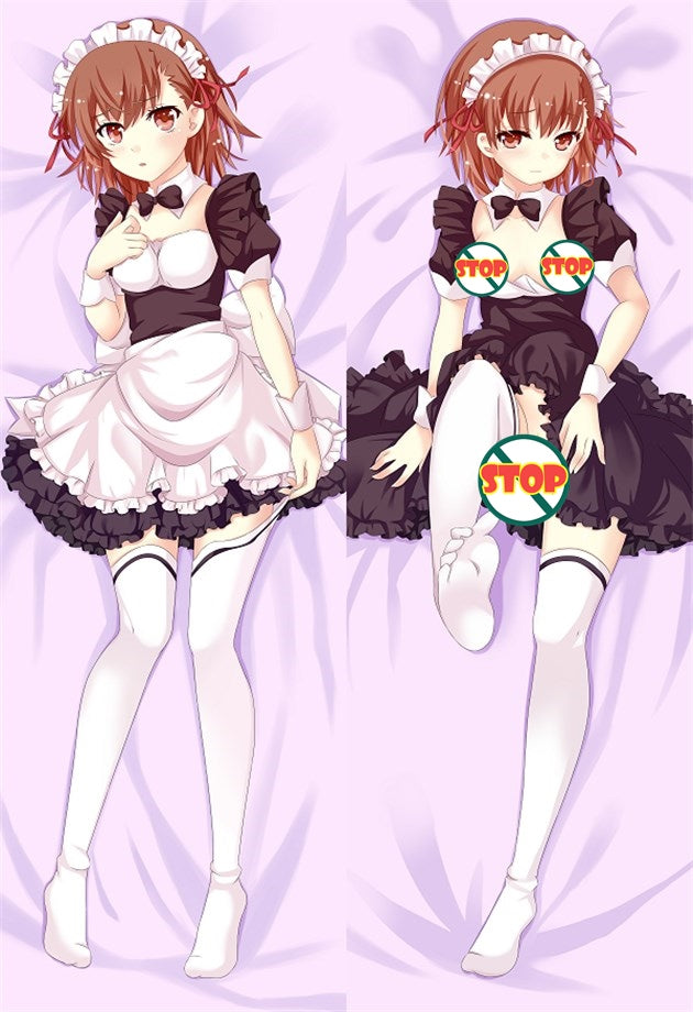 A Certain Scientific Railgun Mikoto Misaka Anime Dakimakura Pillow Case image 0