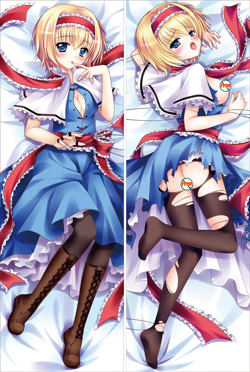 TouHou Project Alice Margatroid Anime Dakimakura Pillow Cover image 0