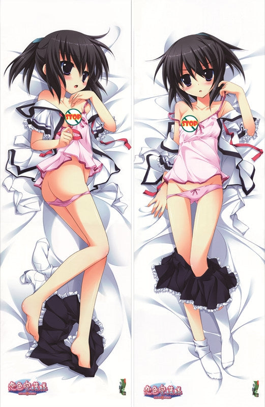 After happiness and extra hearts Itou Mikoto Anime Dakimakura Waifu Pillow Case image 0
