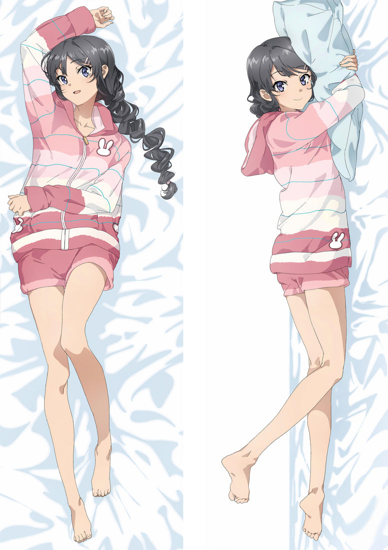 Rascal Does Not Dream of Bunny Girl Senpai Sakurajima Mai Anime Dakimakura Body Pillow Cover image 0