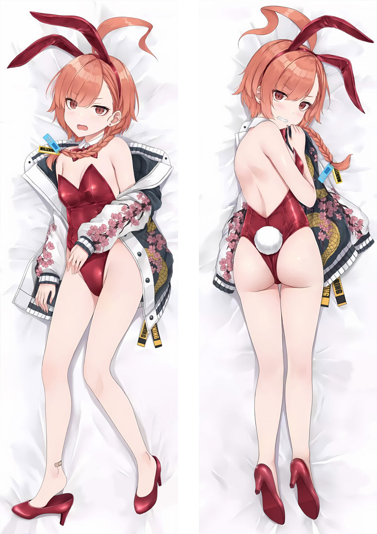 Blue Archive Mikamo Neru Anime Dakimakura Body Pillow Cover image 0