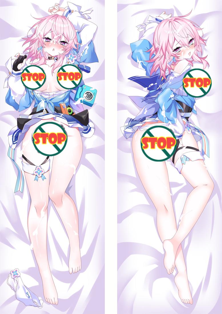 Honkai Star Rail March 7th Anime Dakimakura Body Pillow Cover image 0
