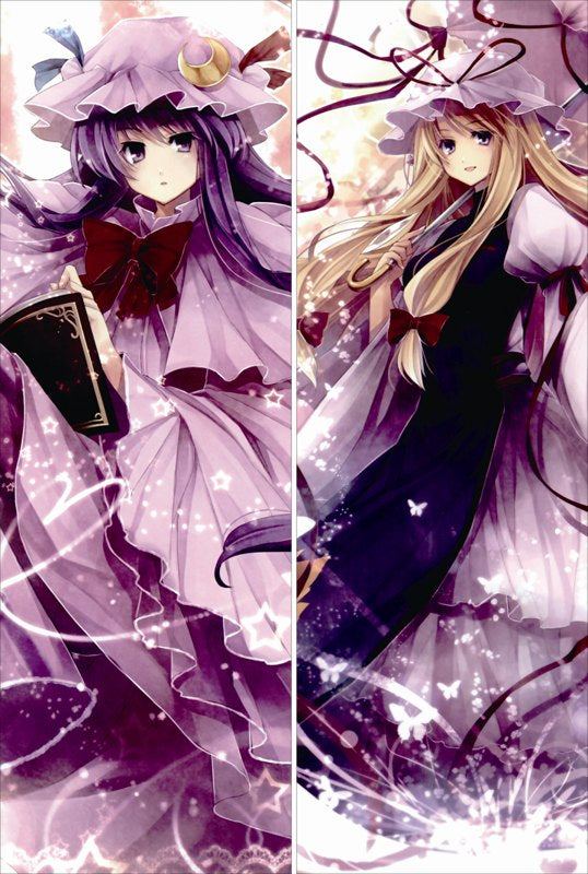 TouHou ProjectYakumo Yukari & Patchouli Knowledge Anime Dakimakura Waifu Pillow Case image 0