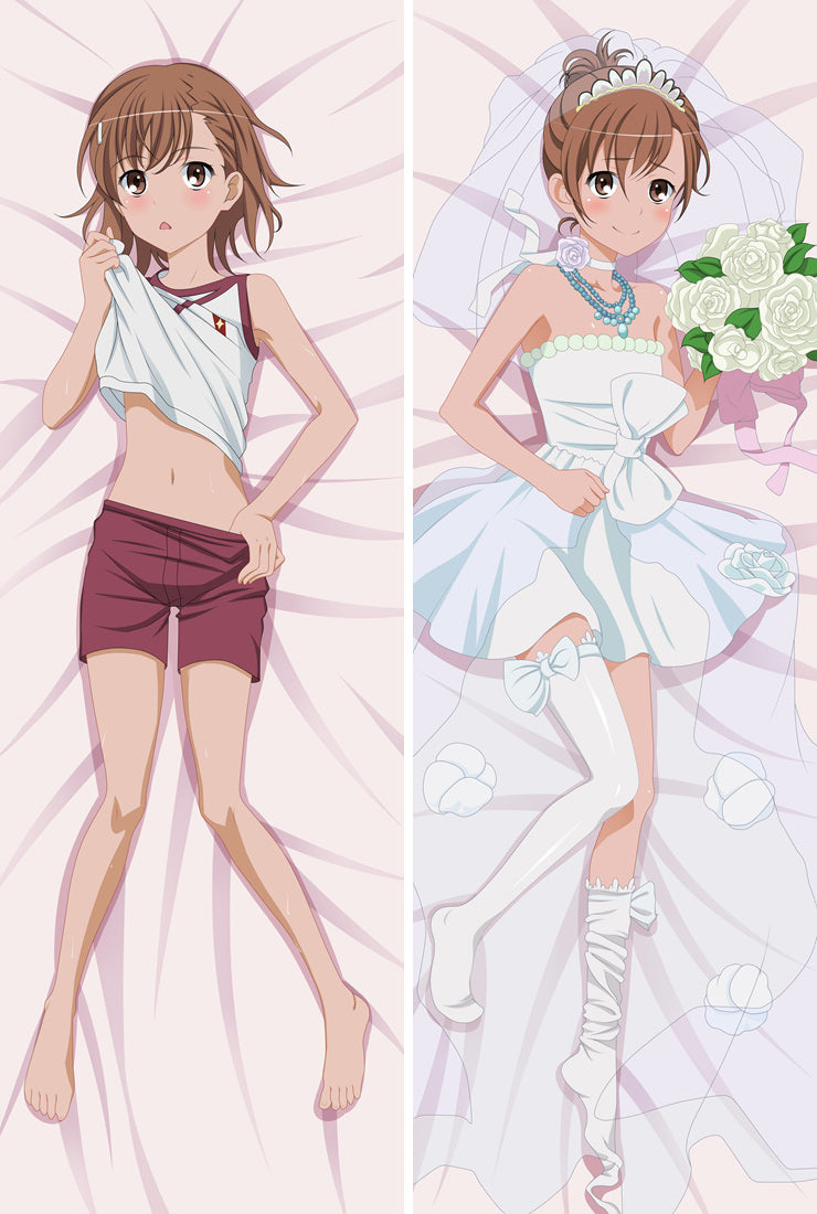 A Certain Scientific Railgun Mikoto Misaka Anime Dakimakura Pillow Cover image 0