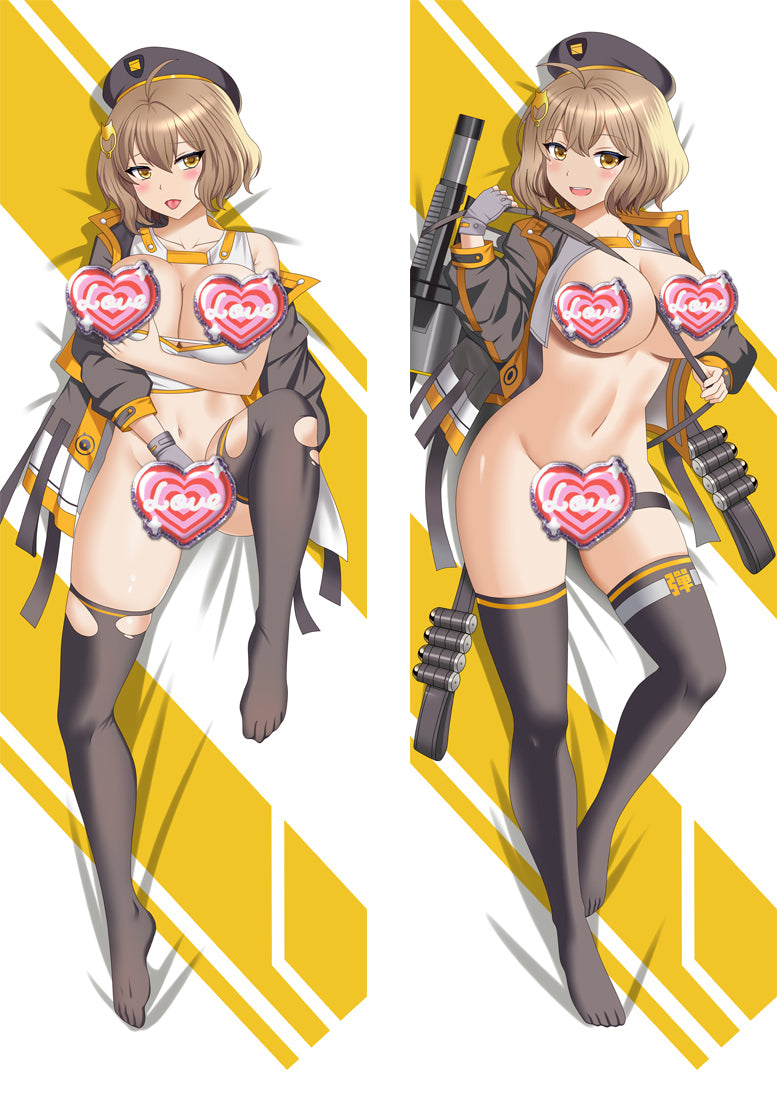 Goddess of Victory: Nikke Anis with Double Sides Zipper to make love Anime Dakimakura Pillow Case image 0