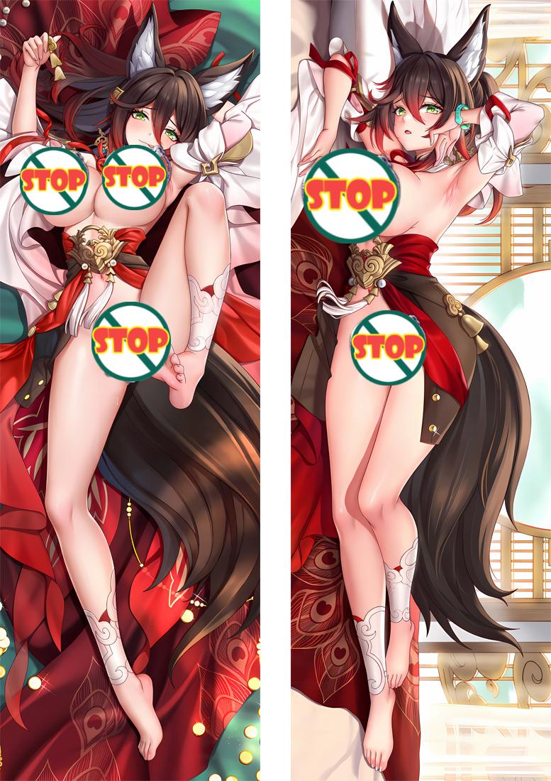 Tingyun Honkai Star Rail Anime Dakimakura Naked Body Pillow Cover image 0