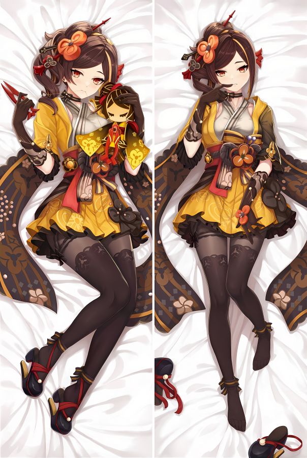 Genshin Impact Chiori Anime Dakimakura Body Pillow Cover image 0