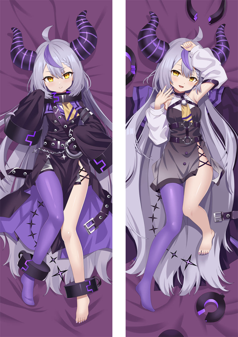 Virtual Youtuber Hololive La+ Darknesss Anime Dakimakura Body Pillow Cover image 0