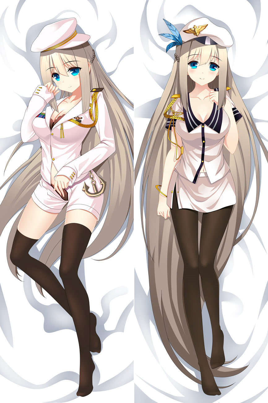 Warship Girls Lexington Anime Dakimakura Pillow Case image 0