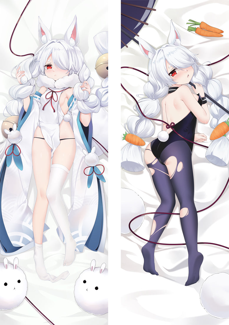 Azur Lane IJN Shirayuki Anime Dakimakura Body Pillow Cover image 0