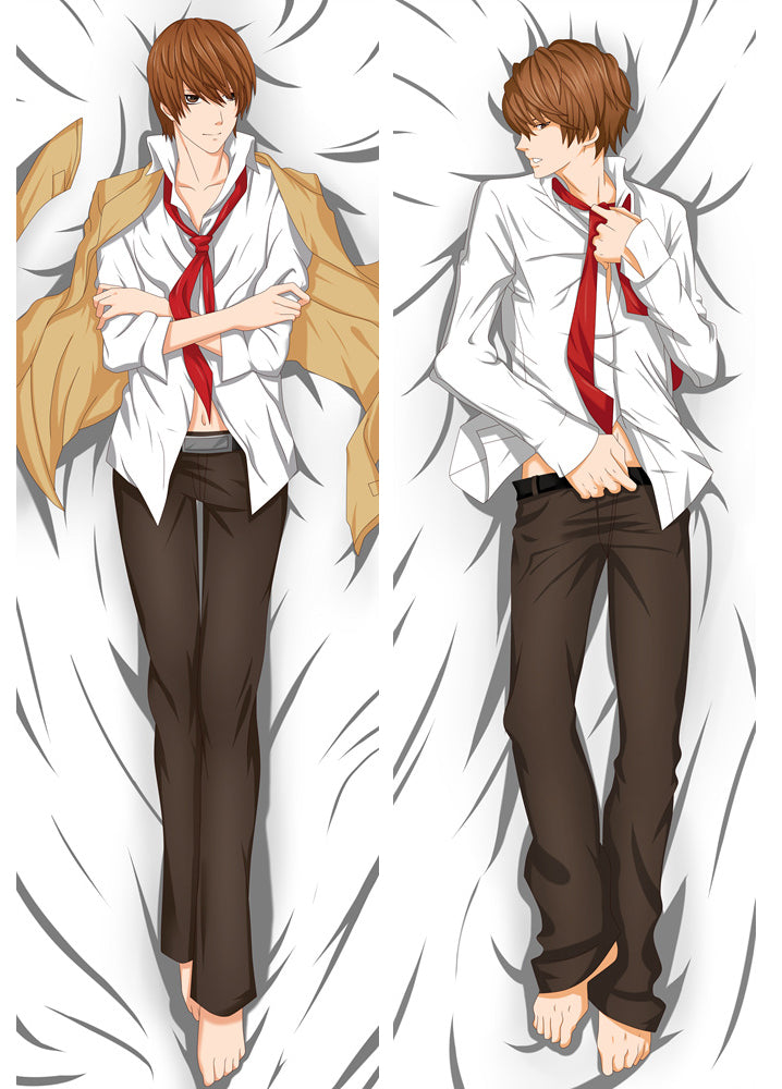Anime Death Note Light Yagami Kira Dakimakura pillow case image 0