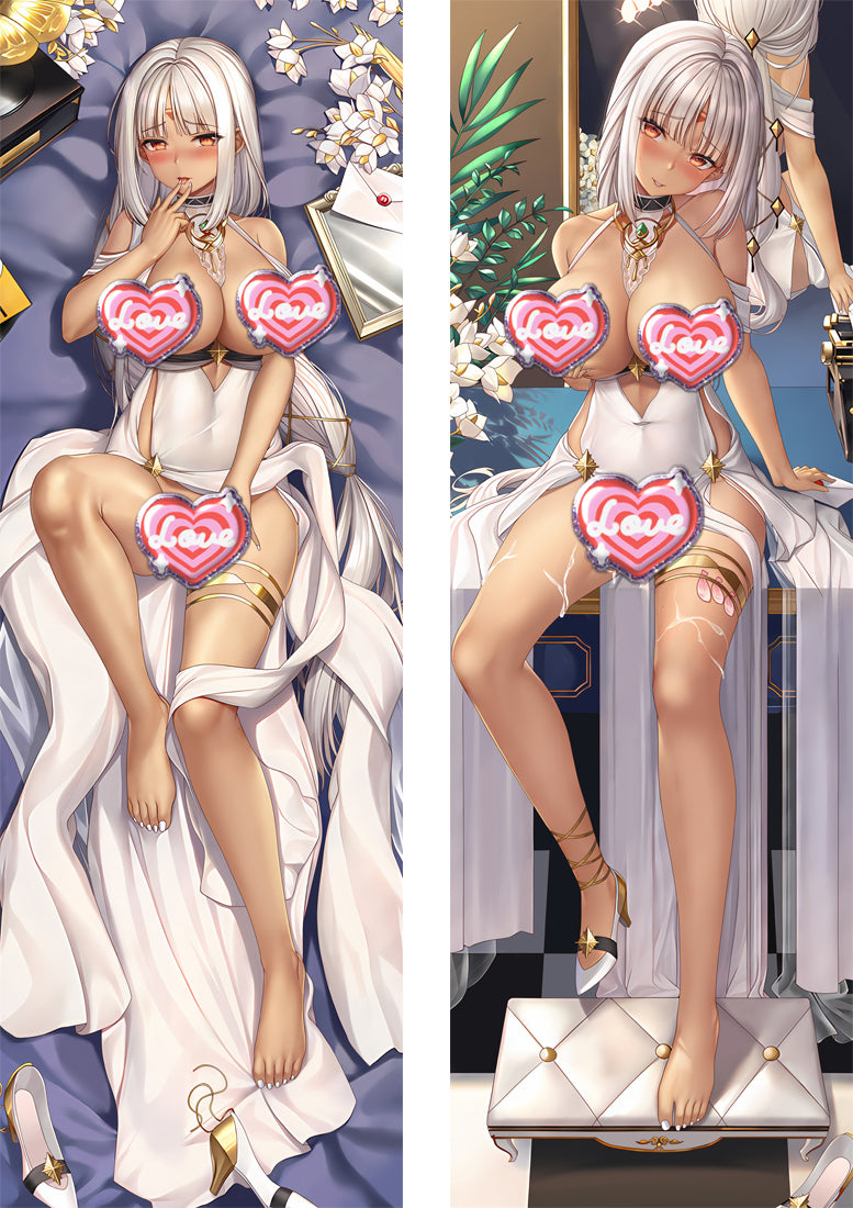 Azur Lane Massachusetts R Dakimakura Body Pillow Cover image 0