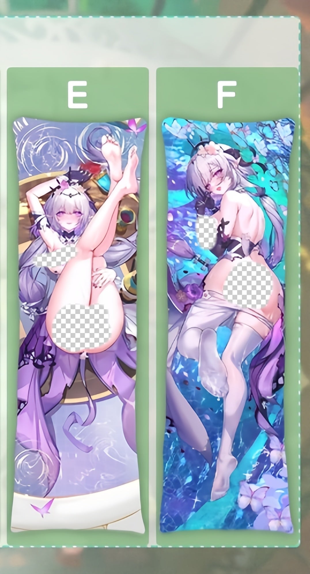 Honkai: Star Rail Castorice Anime Dakimakura Naked Body Pillow Cover image 0