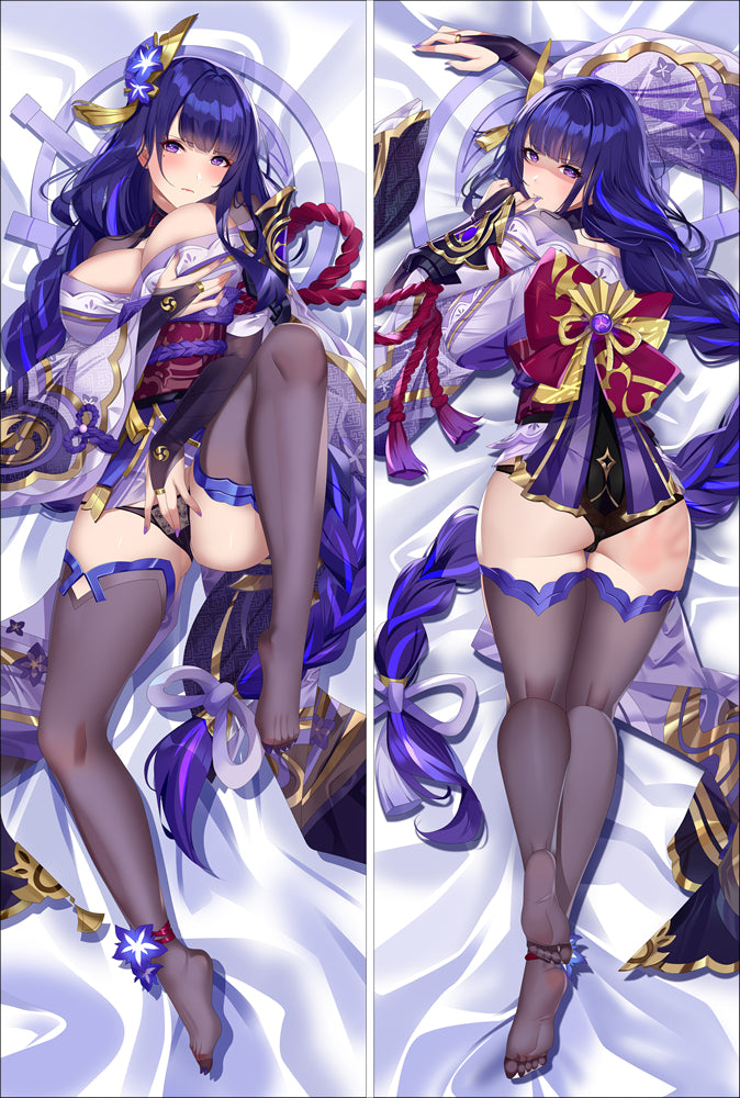 Raiden Shogun Baal Body Pillow Cover - Genshin Impact image 0