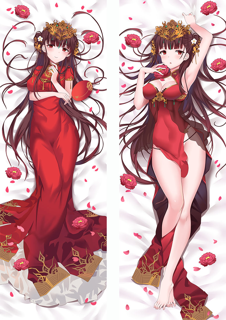 Azur Lane Yat Sen Anime Dakimakura Pillow Cover image 0