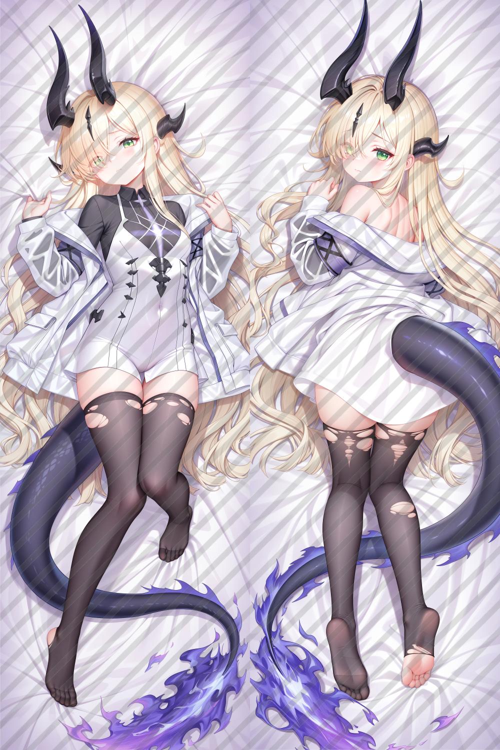 Arknights Necrass Anime Dakimakura Girl Body Pillow Cover image 0