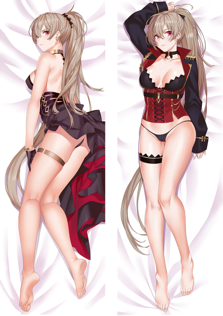 Azur Lane MNF Jean Bart Anime Dakimakura Body Pillow Cover image 0