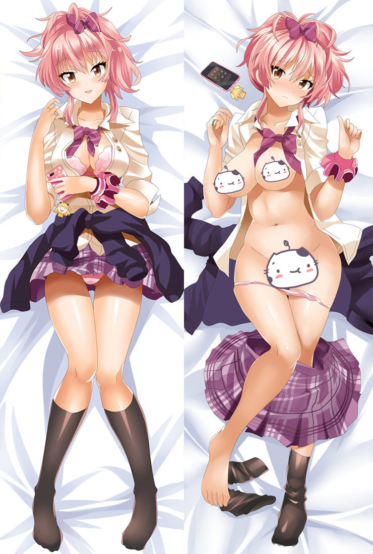 The Idolmaster Mika Jougasaki Anime Dakimakura Pillow Cover image 0